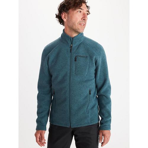 Marmot Fleece Blue Grey NZ - Drop Line Jackets Mens NZ2439170